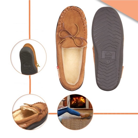 Alpine Swiss Women’s NWT Sabine Moccasins - Picture 4 of 9